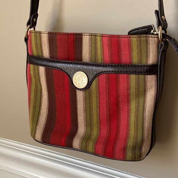 small Canvas Stripe Etienne Aigner Bag - Picture 4 of 12